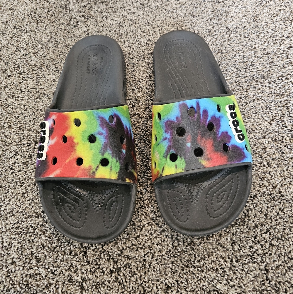 Tie dye Iconic comfort Crocs
